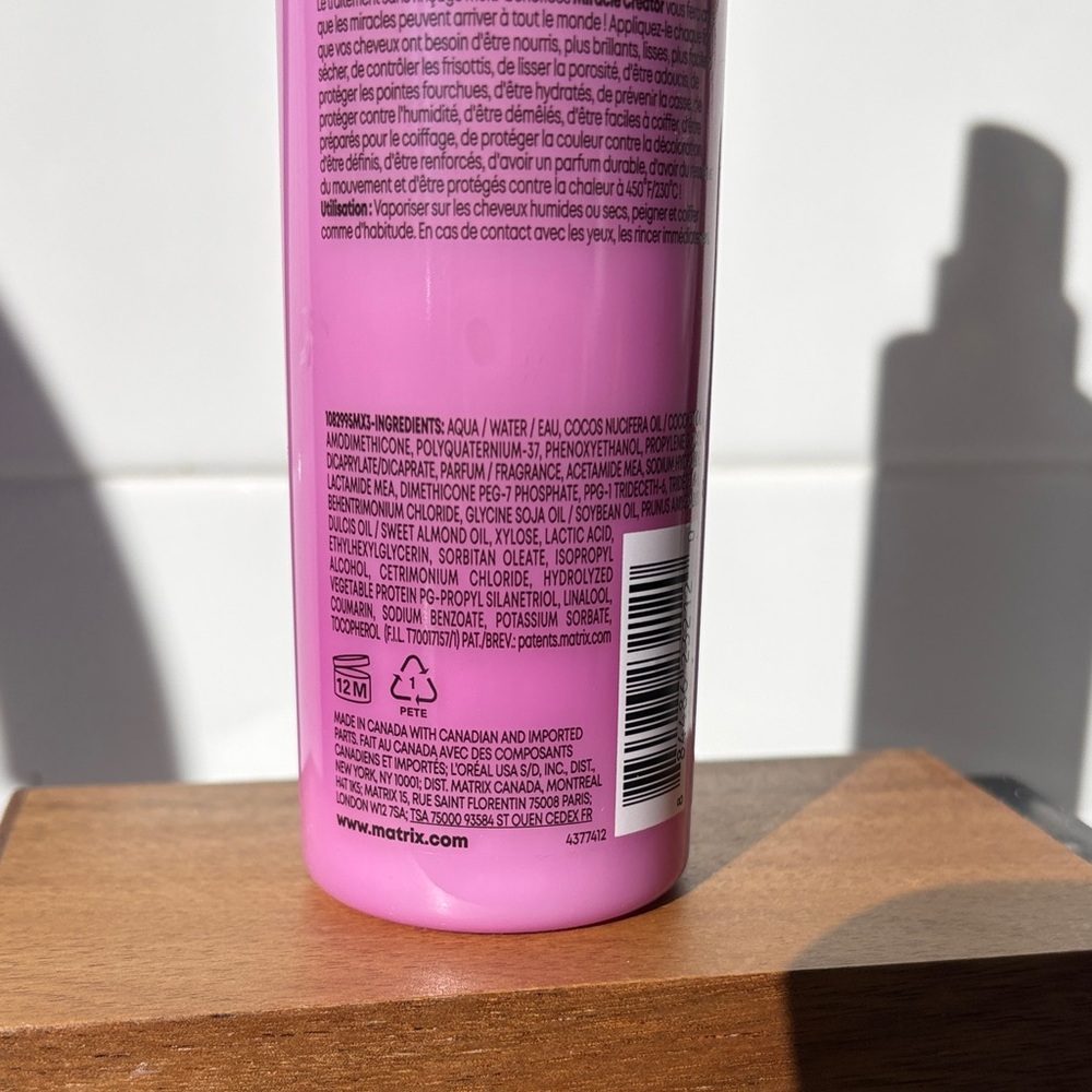 Matrix Miracle Creator Multi-Tasking Leave-In Conditioner Spray 6.8oz NEW - Picture 5 of 6